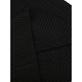 Men's Slim Fit Turtleneck Sweater - Casual Solid Color Knit Pullover for Fall/Winter, Polyester Blend, Best for Christmas