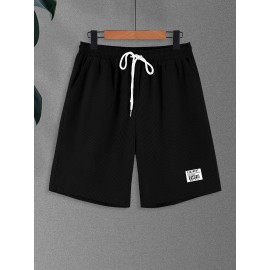 Fashionable Men's Summer Drawstring Casual Sports Loose Shorts, Suitable For Outdoor Sports, Comfortable And Versatile