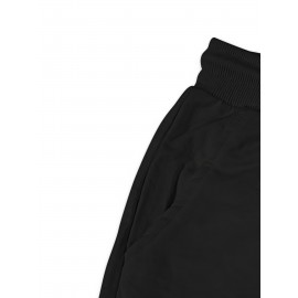 Men'S Casual Halloween-Themed Drawstring Shorts, Cotton Knit Fabric, Solid Color, Regular Fit, Elastic Waistband - Summer Leisure Pants