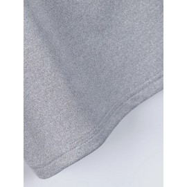 Casual Polyester Knit Fabric Shorts with Pockets, Regular Fit, Slight Stretch, Alphabet Pattern, with 