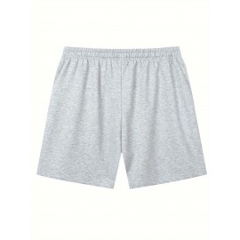 1pc Men'S Fashion Gold-Print Geometric-Pattern Shorts, Casual Knit Fabric with Pockets, Regular Fit Polyester Sports Pants with Slight Stretch